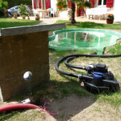 5-Mise en place des accessoires pompes, filtration, éclairage...