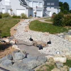 aménagement avec pierre bassin