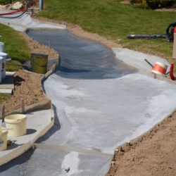 5- stratification polyester ensemble bassin et cascade