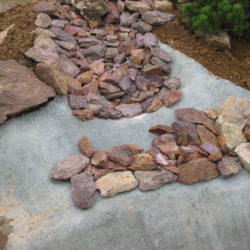 9- empierrement cascade et bassin