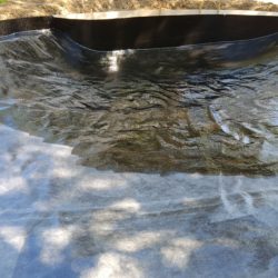 5- Bassin stratifié et application du top coat de finition noir