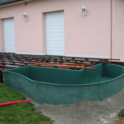 2- Intégration du bassin sur mesure à la terrasse