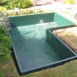 1- Mise en place d'un bassin sur mesure forme L