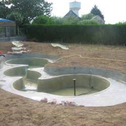 4- Bassin après stratification polyester