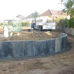 6- Retenue de terre arrière cascade