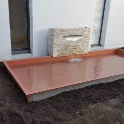 1-Fabrication d'un bassin sur mesure esprit corten