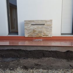 3-Bassin sur mesure avec mur d'eau