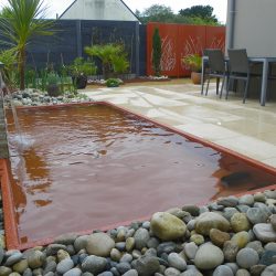 réalisation aménagement final bassin