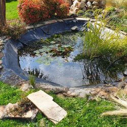 Bassin en bâche perforée