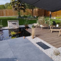 Final bassin sur mesure JCB AQUATIQUE avec cascade