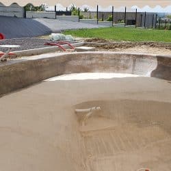 Stratification polyester du bassin